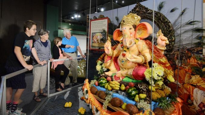 Ganesha display at The Childrens Museum of Indianapolis 2015